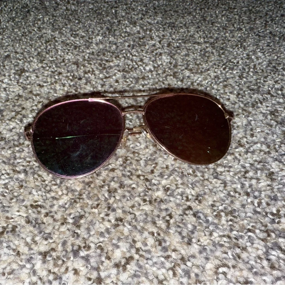 Aviator Sunglasses rainbow lenses